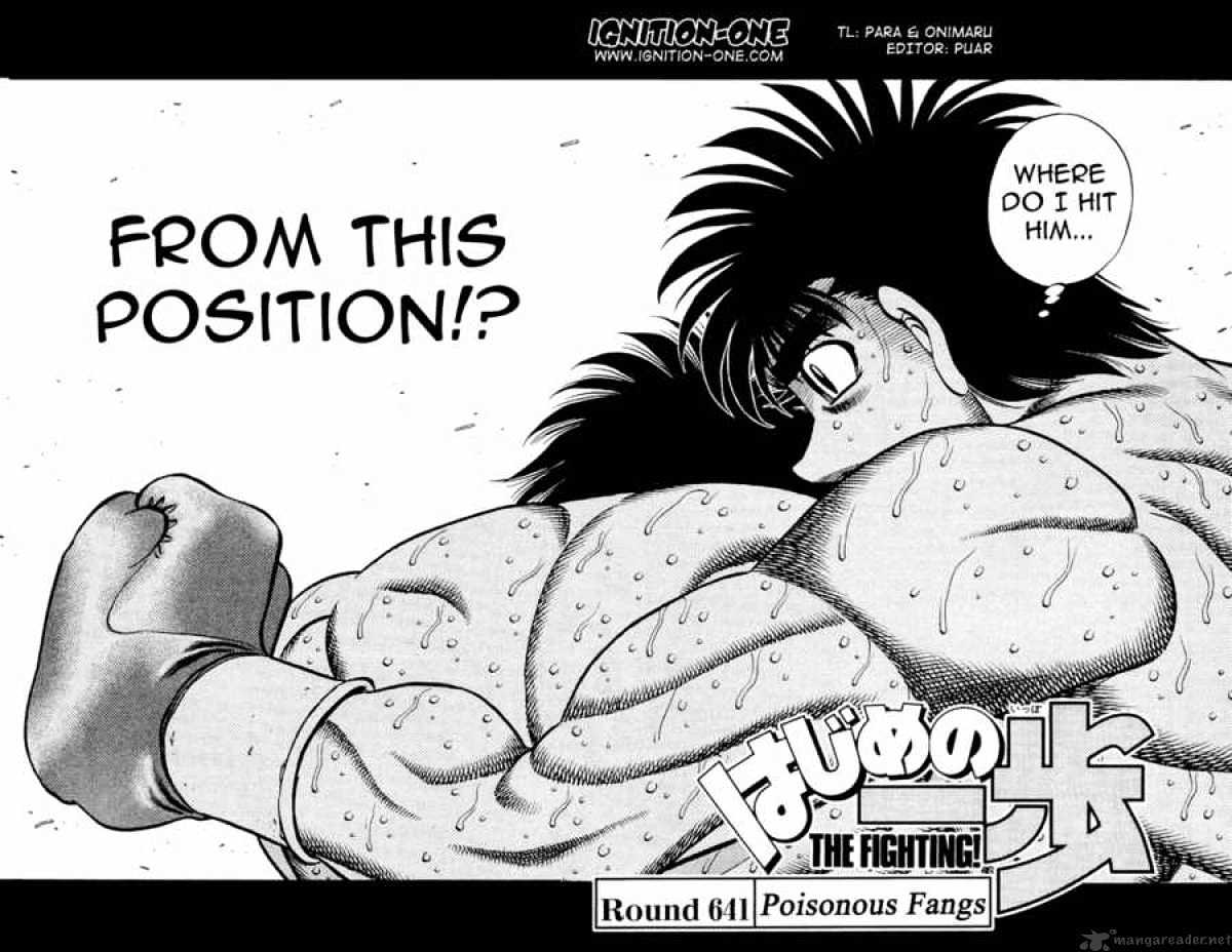 Hajime no Ippo: Fighting Spirit, Chapter 641 image 02